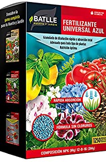 Abonos - Fertilizante Universal Azul Caja 1250 g - Batlle