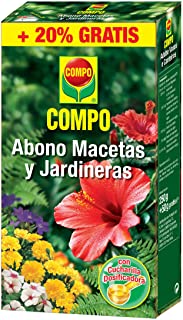 Compo Abono para macetas y jardineras- Granulado- Incl. Cuchara dosificadora- 300 g- 15.5x10.7x3.4 cm