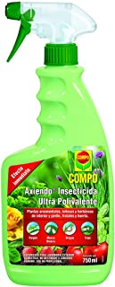 Compo Axiendo Insecticida ultrapolivalente- para Plantas de Interior y Exterior- Envase pulverizador- Efecto Duradero- 750 ml