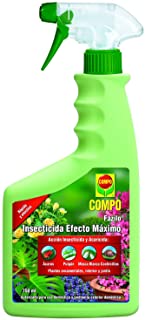 Compo Fazilo Efecto Maximo- Accion insecticida y acaricida- Plantas Ornamentales- de Interior y jardin- Envase pulverizador- 750 ml- 26x11x5 cm