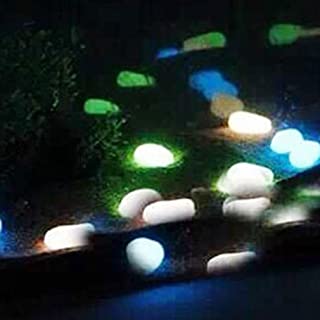 FISOUL - Piedras Luminosas Que Brillan en la Oscuridad para decoracion de peceras y macetas