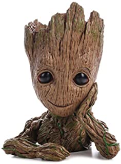 Groot - Figura decorativa de la galaxia- maceta de flores para bebe- diseno de juguete- ideal como regalo de Navidad para ninos