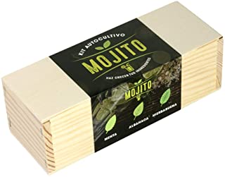 Kit Autocultivo-Mojito- (menta- albahaca y hierbabuena)