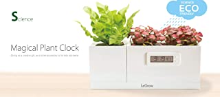 LeGrow Smart Garden- Maceta Inteligente – Cultivo en Interior – hidroponico Kit- modellotg-s (Science – Magical Plant Reloj) jarron Indoor con Reloj Sin Pilas