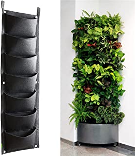 Maceta vertical para colgar en la pared o en la pared para jardineria en interiores y jardines