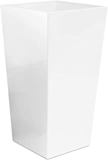 myBoxshop - Macetero (7 L- Cuadrado)- Color Blanco