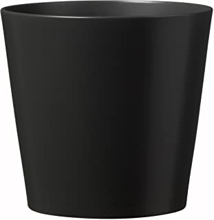 Soendgen Keramik - Maceta para Flores- Dallas Esprit- Arcilla- Antracita- 32 x 32 x 31 cm