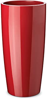 Teramo - Maceta Redonda (35 x 90 cm)- Color Rojo Brillante