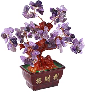 VORCOOL Flores Artificial con Macetas Plantas de Interior Imitacion Decoracion de Hogar Oficina (Morado)