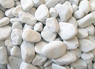 Xabian 1 kg – 5 kg – 10 kg – 20 kg Piedras Decorativas Color Blanco 25 – 40 mm